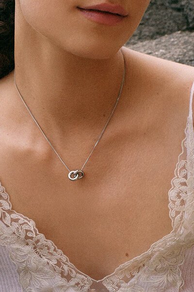 Edblad Chunky Eternal Silver Necklace-accessories-Hello Cyril.