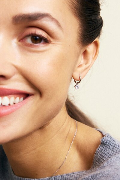 Edblad Crown Hoops Silver Earrings-accessories-Hello Cyril.