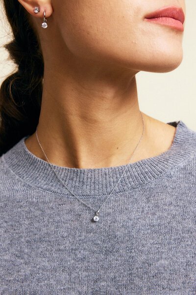 Edblad Crown Silver Necklace-accessories-Hello Cyril.