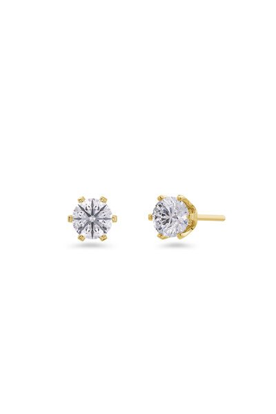 Edblad Crown Stud Small Gold Earrings-shop-by-label-Hello Cyril.