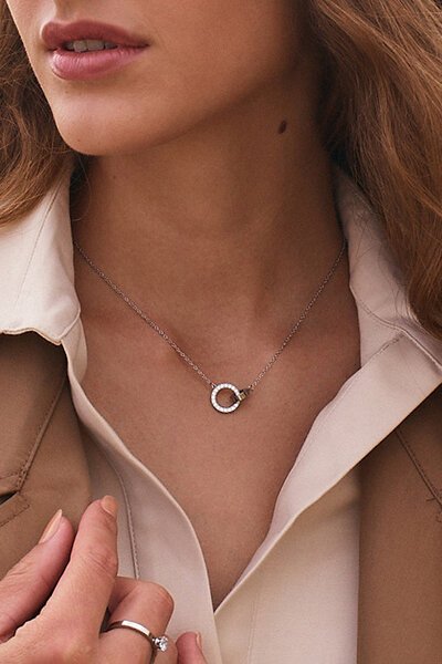 Edblad Eternal Orbit Silver Necklace-accessories-Hello Cyril.