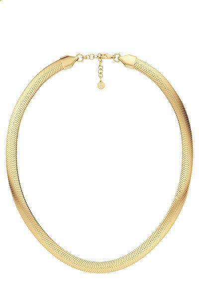 Edblad Herringbone Large Gold Necklace-shop-by-label-Hello Cyril.