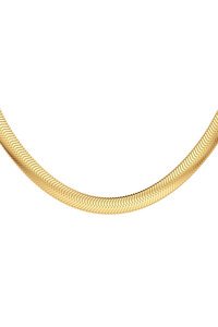 Edblad Herringbone Large Gold Necklace