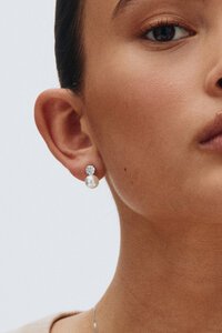 Edblad Luna Studs Large Silver Earrings