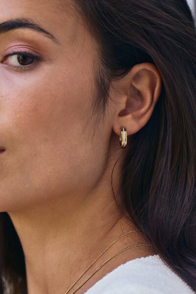 Edblad Josefin Hoops Gold Earrings-shop-by-label-Hello Cyril.