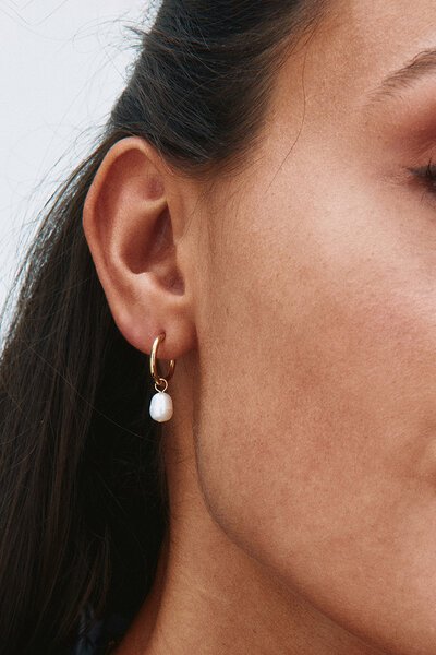 Edblad Perla Hoops Gold Earrings-shop-by-label-Hello Cyril.