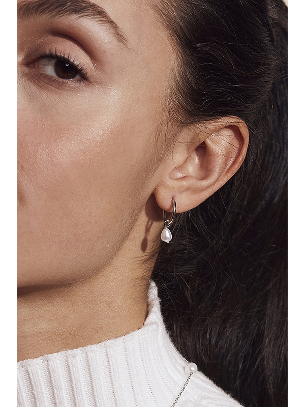 Edblad Perla Hoops Silver Earrings