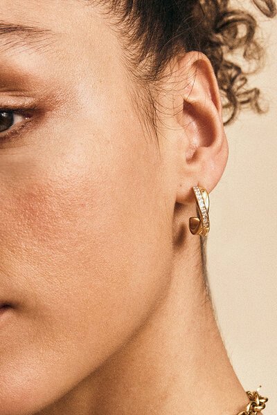 Edblad Andorra Duo Cresoles Gold Large Earrings-shop-by-label-Hello Cyril.