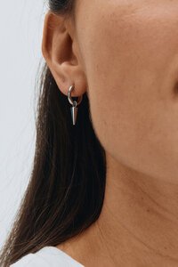 Edblad Peak Hoops Silver Earrings