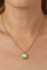 Dyrberg Kern Barga Gold Light Green Necklace