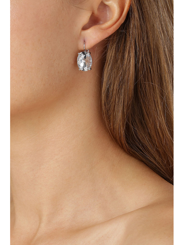 Dyrberg Kern Chantal Silver Crystal Earrings