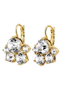 Dyrberg Kern Disar Gold Crystal Earrings
