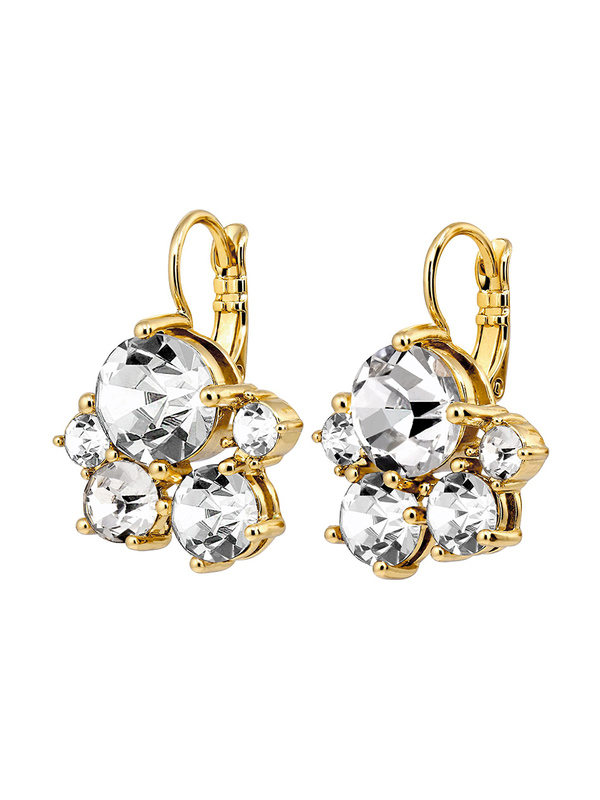 Dyrberg Kern Disar Gold Crystal Earrings
