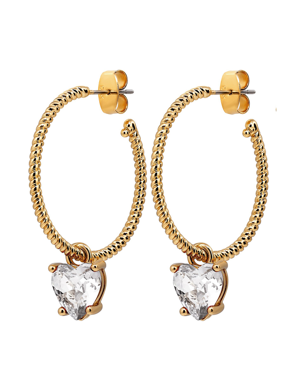 Dyrberg Kern Elana Gold Crystal Earrings