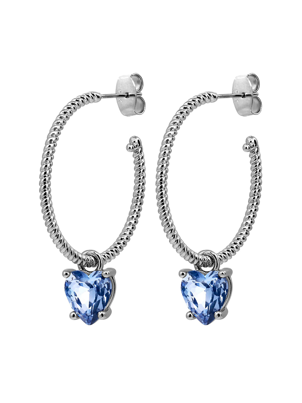 Dyrberg Kern Elana Silver Light Blue Earrings