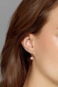 Dyrberg Kern Madu Gold Vintage Rose Earrings