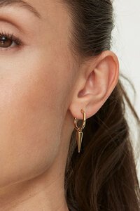 Edblad Peak Hoops Gold Earrings