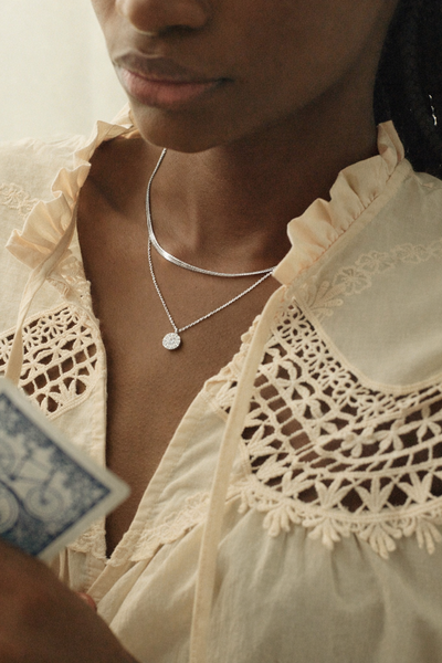 Edblad Thassos Small Silver Necklace-shop-by-label-Hello Cyril.