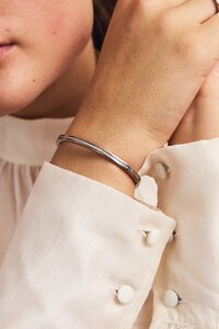 Edblad Josefin Silver Large Bangle