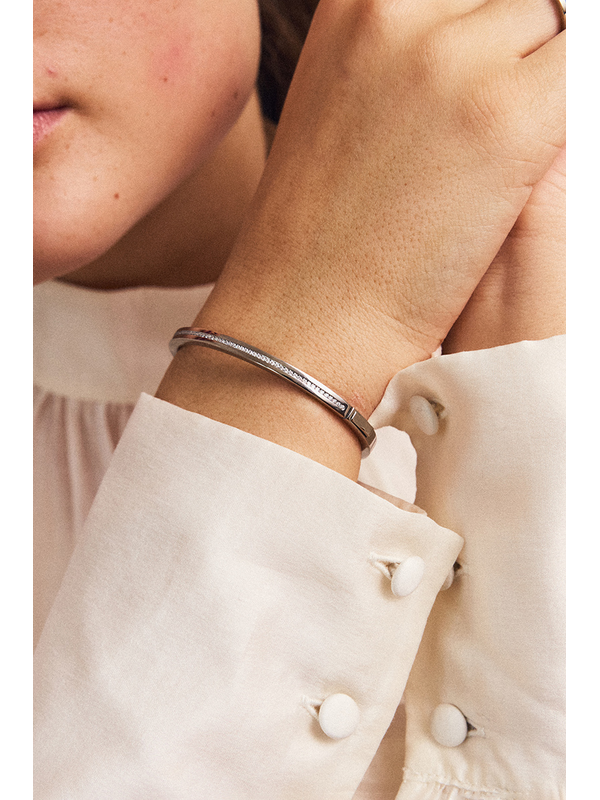 Edblad Josefin Silver Large Bangle