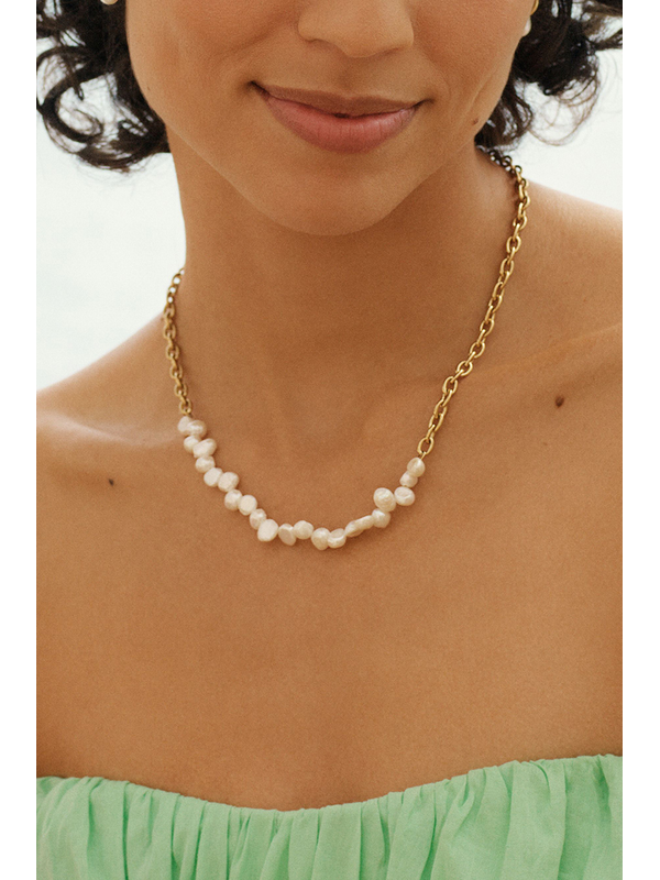 Edblad Breeze Multi Chain Gold Necklace