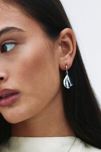 Edblad Petal Hoops Silver Earrings