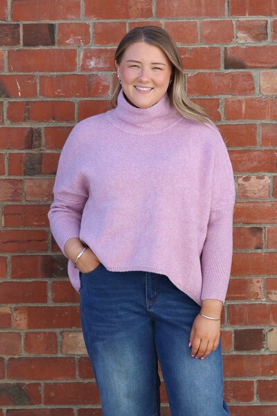 Fria The Label Turtle Neck High Neck Jumper-shop-by-label-Hello Cyril.