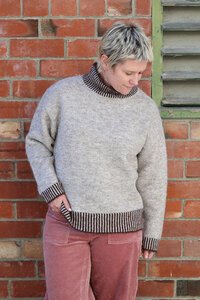 Fria The Label Two Tone Rib Jumper