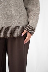 Fria The Label Two Tone Rib Jumper