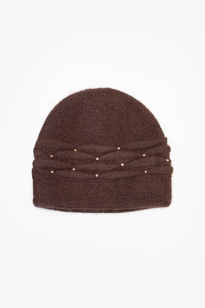 Antler Cleo Chocolate Beanie-shop-by-label-Hello Cyril.