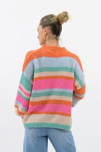 Worthier Ashlyn Rainbow Stripe Knit