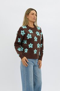 Worthier Mirelle Floral Motifs Jumper 