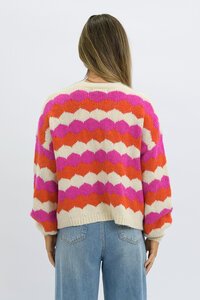 Worthier Saffi Wave Stripe Cardigan 