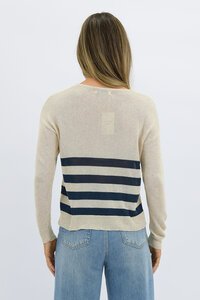 Worthier Sorrento Linen Cotton Stripe Knit 