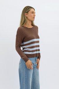 Worthier Sorrento Linen Cotton Stripe Knit 