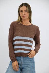 Worthier Sorrento Linen Cotton Stripe Knit 