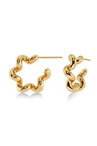 Edblad Spiral Hoops Large Gold Earrings