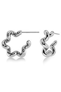 Edblad Spiral Hoops Large Silver Earrings
