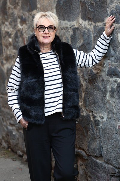 Alice + Lily Faux Fur Vest-shop-by-label-Hello Cyril.