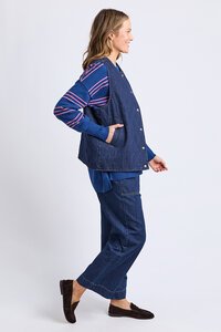 Elm Polly Quilted Denim Vest 