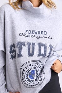 Foxwood Studio Mock Neck Crew