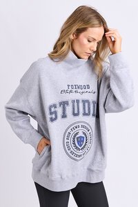 Foxwood Studio Mock Neck Crew