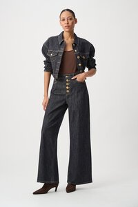 Joseph Ribkoff Statement High-Rise Palazzo Jeans