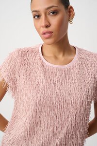 Joseph Ribkoff Novelty Fringe Top