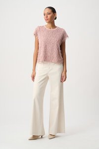 Joseph Ribkoff Novelty Fringe Top