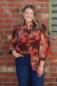 Fria The Label Vintage Peony Blouse