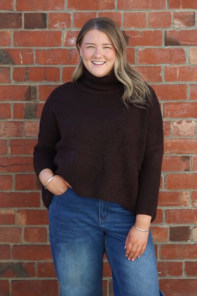 Fria The Label Turtle Neck High Neck Jumper-shop-by-label-Hello Cyril.