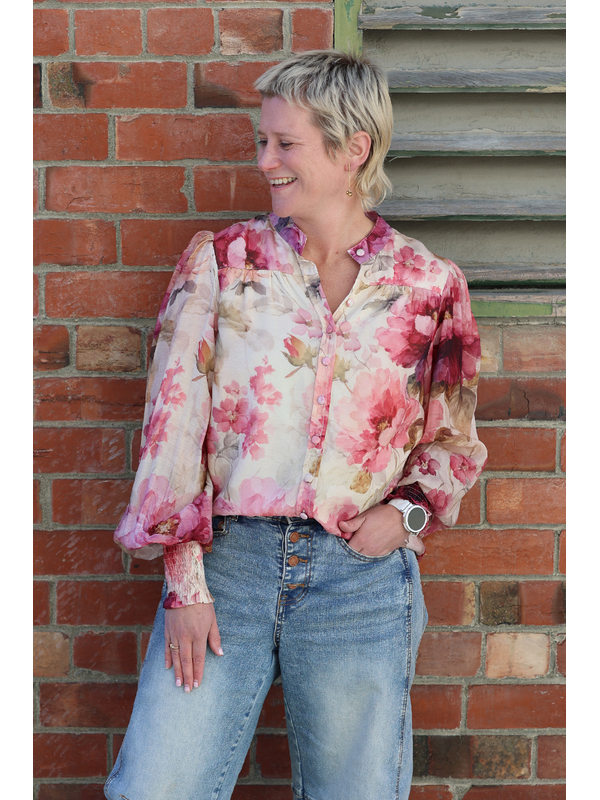 Fria The Label Vintage Peony Blouse