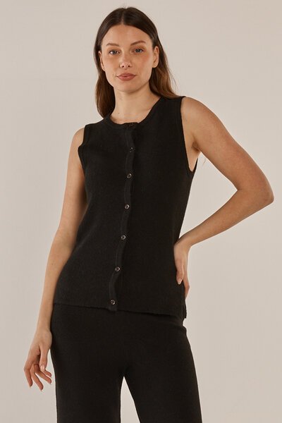 Betty Basics Shona Knit Vest -shop-by-label-Hello Cyril.