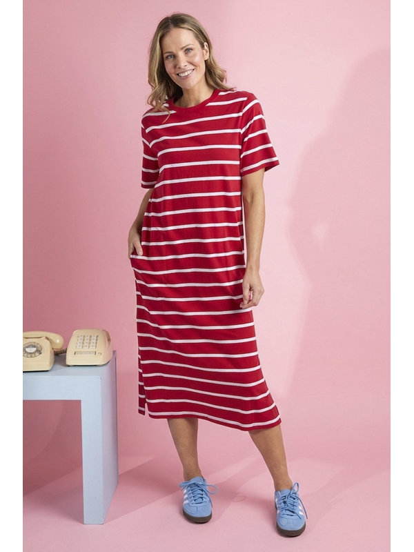 Elm Crimson Tee Dress